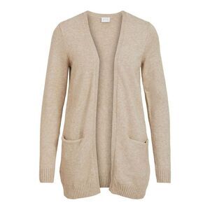 Vila Clothes Beige Viscose Women's Cardigan
